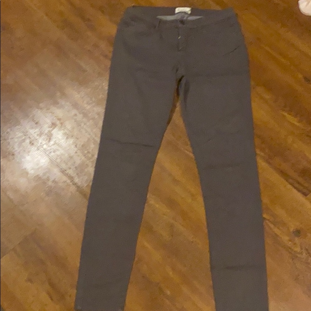 Gray skinny jeans